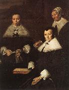 Regentesses of the Old Men's Almshouse (detail) HALS, Frans